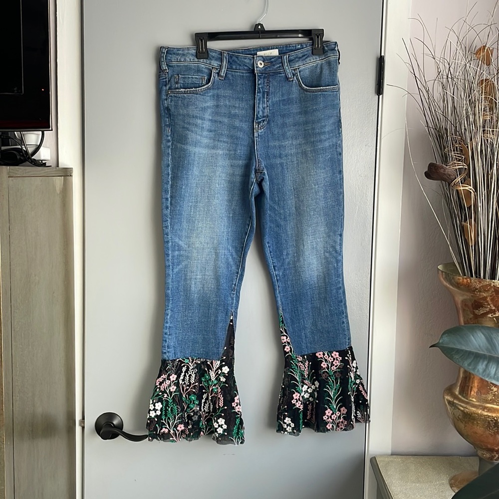 Pilcro Anthology flair jeans, size 30